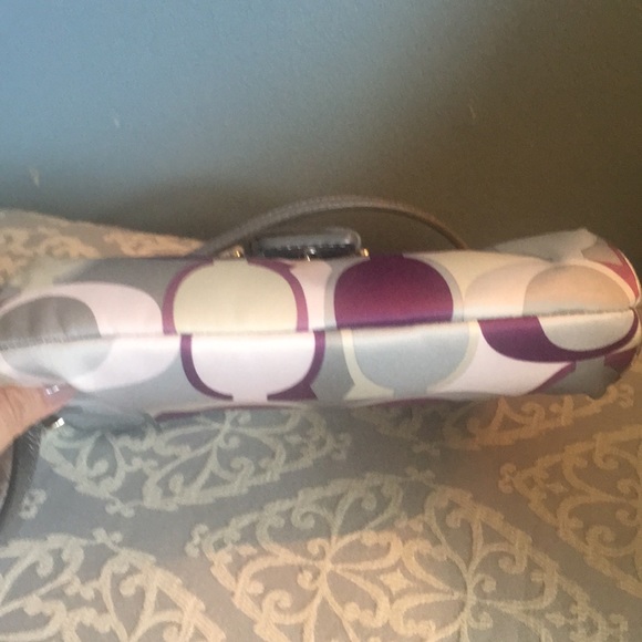 Coach bag purple and grey - Picture 6 of 6